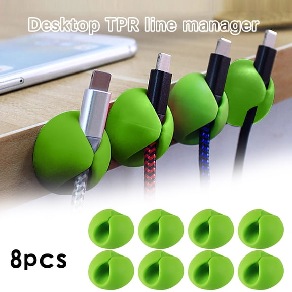 WQJNWEQ Cable Wire cord clips Holder Clamp Management for Car Desk Office Home