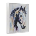 thumbnail image 2 of Stupell Industries Modern Vivid Equine Portrait White Framed Giclee Art, 24 x 30, by Svetlana Aleynikova, 2 of 8