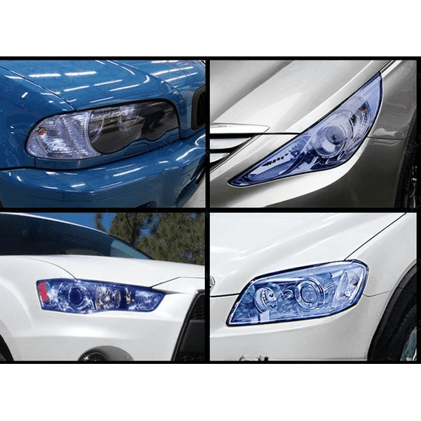 Especificaciones especiales Adhesivo de transmisión de luz Película para faros delanteros de automóviles y motocicletas Película que cambia de color de luz de automóvil