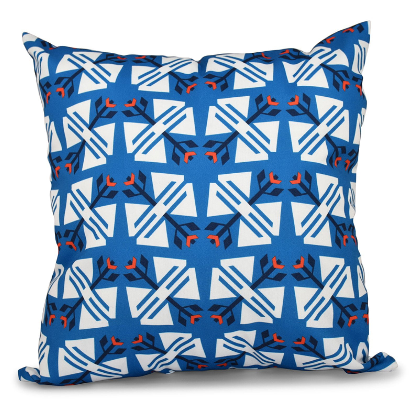 Oatmeal Spring Navy Ebydesign Geometric Decorative Pillow Oatmeal Spring Navy Ebydesign Geometric Decorative Pillow