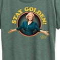 thumbnail image 3 of Golden Girls - Stay Golden - Women's Short Sleeve Graphic T-Shirt, 3 of 5