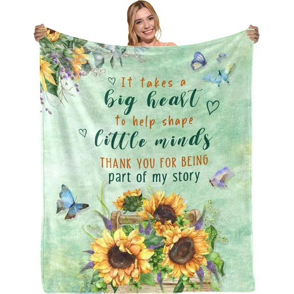 Teacher Gifts for Women Happy Retirement Gifts for Women Teacher Appreciation Gifts Thank You Gifts for Teacher Graduation Thanksgiving Gifts for Teacher Throw Blankets 60" x 50"