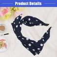 thumbnail image 5 of Vocoste Polka Dots Wide Bow Headbands Fashion Hair Hoop Blue with Bow Knotted for Girls Women, 5 of 6