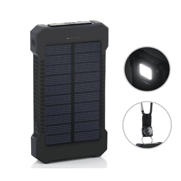 500000mAh Dual USB Portable Solar Battery Charger Solar Power Bank For