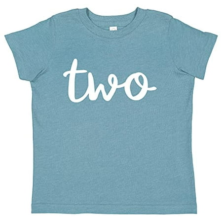 

7 ate 9 Apparel Kids Two Birthday Shirt for Boys 2 Birthday Shirt 2nd Bday Second Shirts Light Blue Shirt