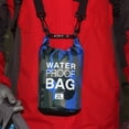 thumbnail image 4 of Sonducket Bolsa de natación impermeable de 15/20L/30L, de saco seco, colores de camuflaje, pesca, canotaje, kayak, almacenamiento, bolsa de Deportes acuáticos Camuflaje Azul 11.5 x 28 cm Sonducket OD1303-07B, 4 of 6