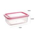 thumbnail image 1 of CNKOO Plastic Food Storage Container Leak Proof Food Storage Container for Kitchen Freezer Travel - Pink, 1 of 6