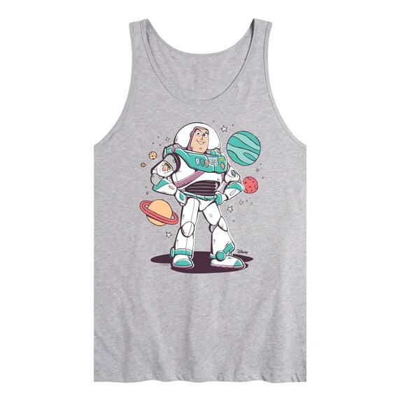 Toy Story 4 - Buzz And Planets Sketchy - Men's Jersey Tank Top