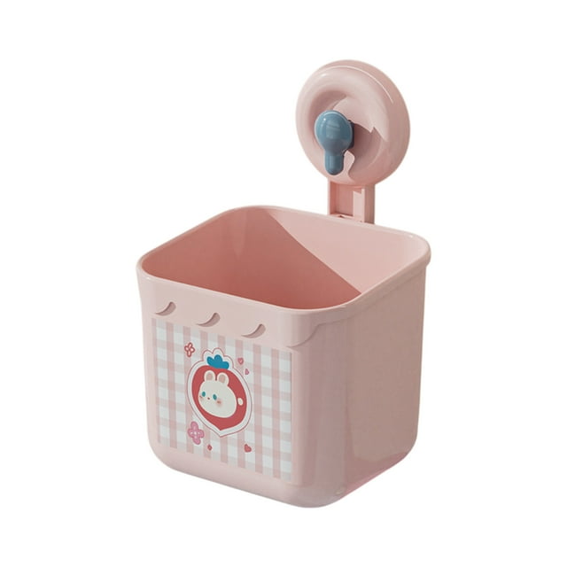 Towels for Bathroom Wall Mounted Suction Cup Storage Basket Multi Purpose Draining Accent Bathroom Towel Rack