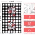thumbnail image 4 of &nbsp;SOME THING Buffalo Plaid Gnomes Love Mother''s Day Kitchen Towels Dish Towels, 18x26 Inch Anniversary Wedding Decoration Hand Towels Set of 2, 4 of 6