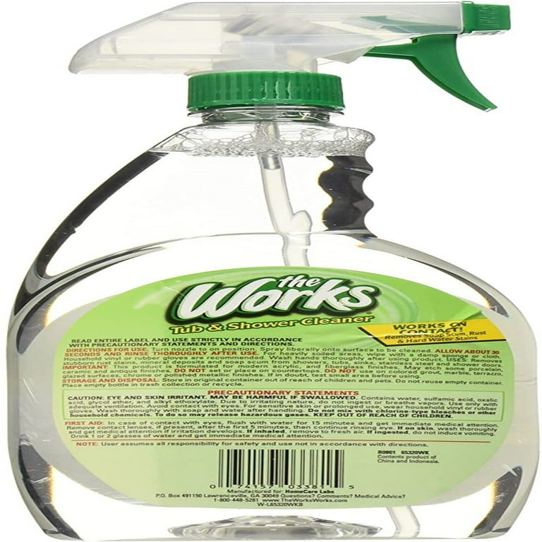 The works tub and shower cleaner deals