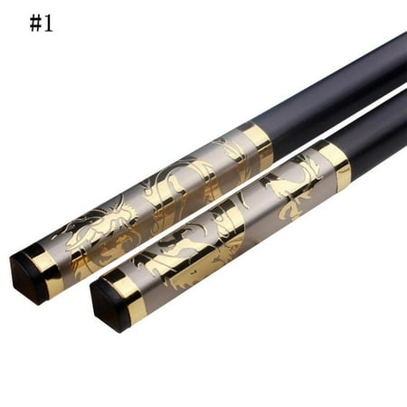 

1 Pair Household Chopsticks Tableware Alloy black chopsticks Style S1N5 S4F2