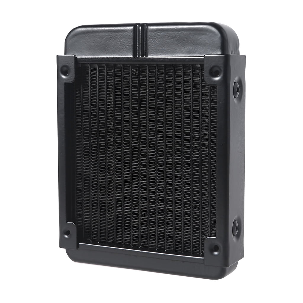 Aluminum Water Cooling Radiator 18 Tubes Heat Exchanger CPU Heatsink Cooler Fast Heat Dissipation for Computer