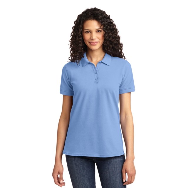 Polo de piqu? de mezcla central para mujer de Port & Company?. LKP155 Puerto & Compa??a LKP155