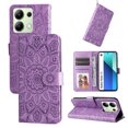 thumbnail image 1 of Funda tipo cartera GANGXUN para Xiaomi Redmi Note 13 4G , diseño girasol, cuero PU, soporte, cierre magnético, tarjetero, 1 of 5