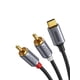 thumbnail image 1 of Cable de audio USB C a RCA UGREEN tipo C a 2RCA macho de 1,5 m, 1 of 8