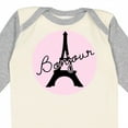 thumbnail image 4 of Inktastic Bonjour Girls Long Sleeve Baby Bodysuit, 4 of 5