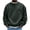 Army Green, variant on Soft Crewneck Sweatshirts for Men Long Sleeve Loose Fit Drop Shoulder with Chest Pocket Casual Fall Winter Everyday Outdoor Pullover Tops