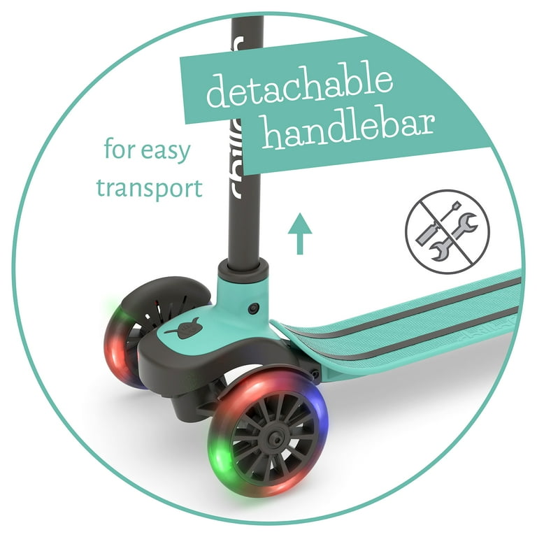 Chillafish Scotti Glow 3-Wheel Lean-to-Steer Scooter - LED Wheels