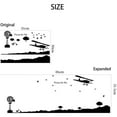 thumbnail image 2 of Wall Sticker Decal Plane Model Windmill in Farmyard for Sitting Room Bedroom Home Decor(Black), 2 of 3