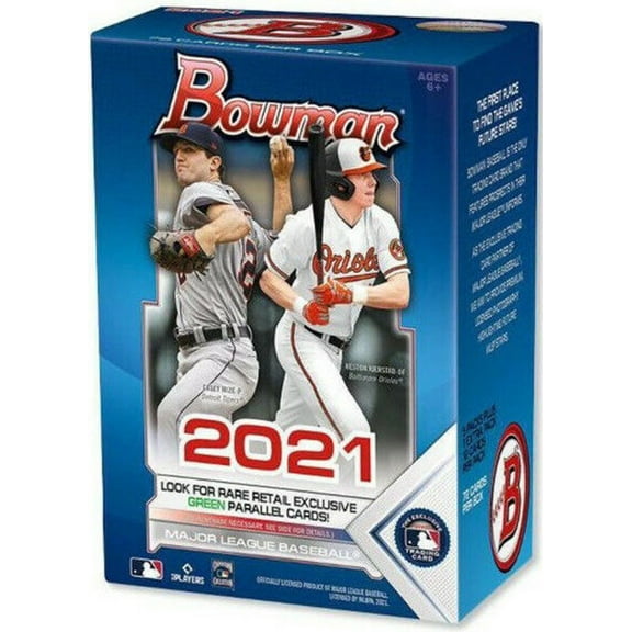 Topps 2021 Bowman Baseball MLB Trading Cards Blaster Box