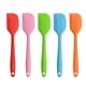 thumbnail image 1 of Herramientas de cocina coloridas, juego de espátulas de silicona, compatibles con antiadherentes, 5 piezas aptas para lavavajillas, resistencia a altas temperaturas, 8,5", diseño de una pieza sin, 1 of 4