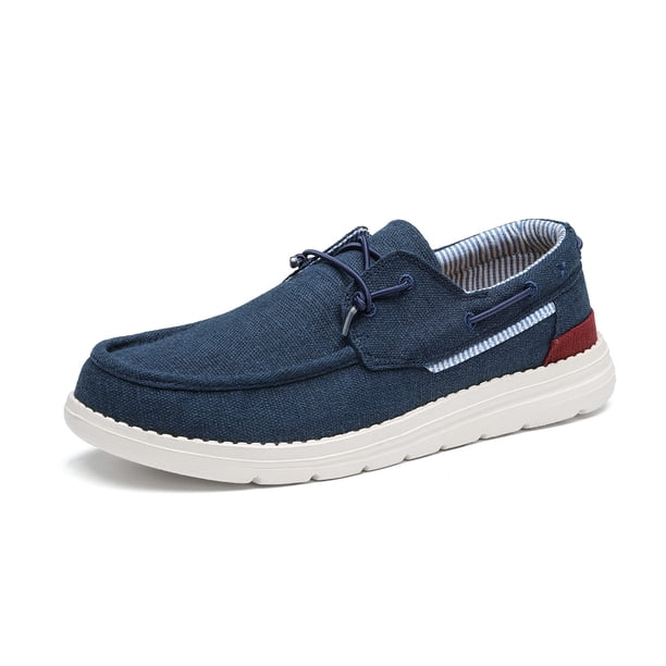 Mocasines de Lona para Hombre Bruno Marc Azul Marino Talla 13