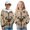 Cartoon Happy Dog Paw, variant on Uorisanigo Full Zipper Hoodie for Boys and Girls - Autumn Mushroom Flowers Casual Long Sleeve Sweatshirt Spring Fall Clothes - Soft Velvet Lined Outwear Coat Jackets Clothing