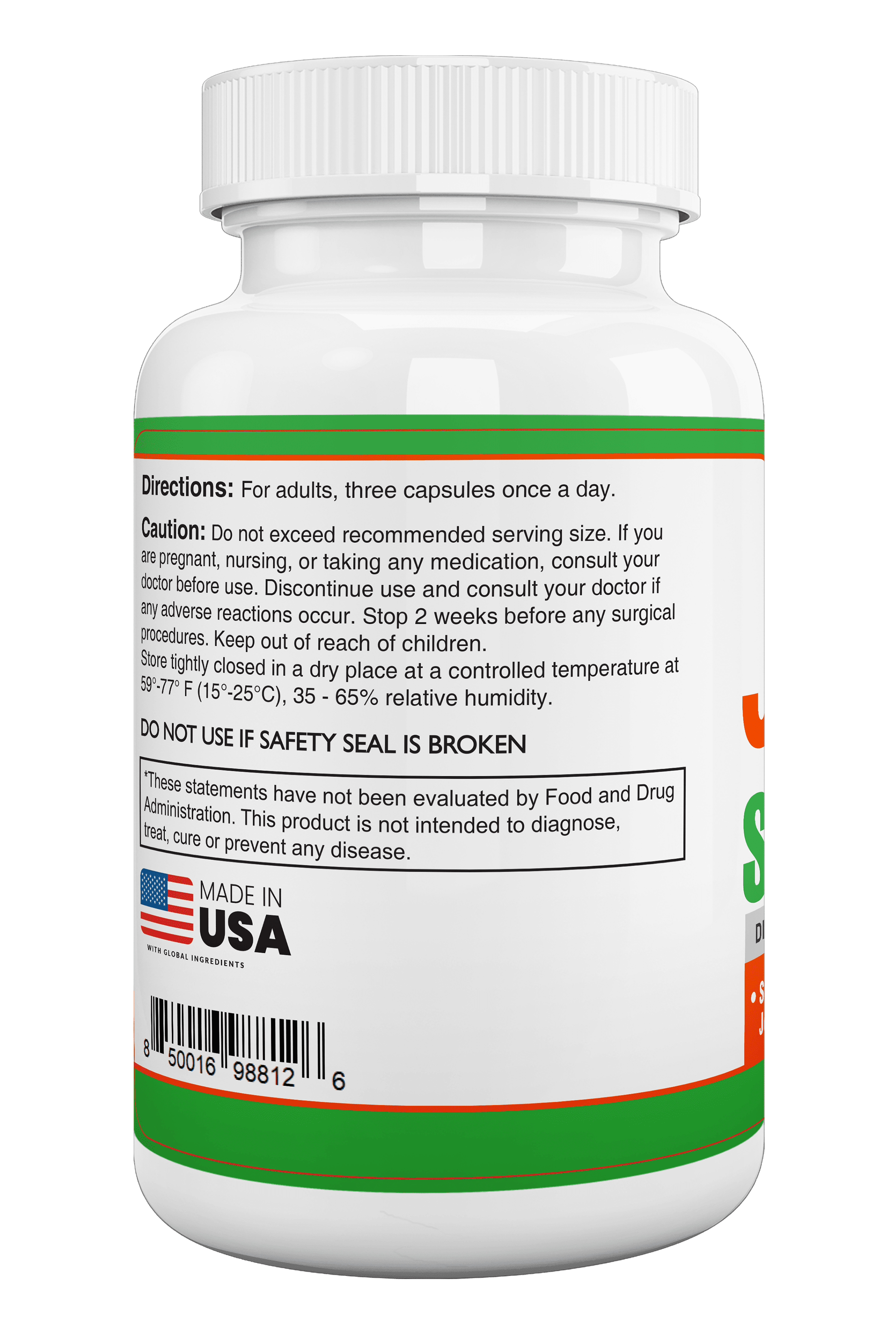 Spectra Vitamins JOINT SUPPORT Supplement with Glucosamine and Turmeric, 60 Capsules