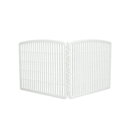 UPC: 0762016441191 | IRIS USA 24  2-Panel Add-On for Plastic Exercise Pet Playpen  White