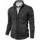 thumbnail image 1 of Cárdigan de hombre con cuello alto, corte fino con cremallera y bolsillos., 1 of 5