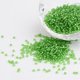 thumbnail image 1 of 11/0 Grade A Transparent Glass Seed Beads Silver Lined Round Hole Round Lime Green 2x1.5mm Hole: 0.3mm about 3000pcs/50g, 1 of 3