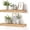 Oak, variant on 36x6.8x2 Inch Rustic Floating Shelves for Wall Set of 2 - Black Solid Wood Wall Mounted Shelves with Invisible Bracket, Extended Design for Farmhouse Living Room Bedroom Kitchen Decor