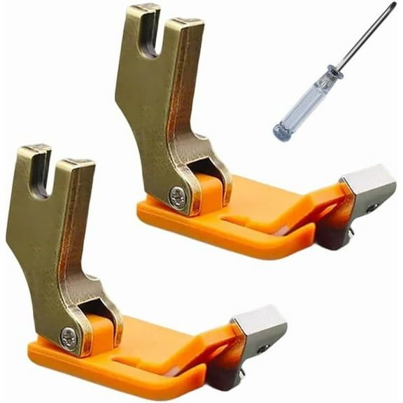 2PCS Adjustable Teflon-Coated Presser Foot for Industrial Sewing Machines, Professional Presser Foot for Industrial Sewing Machines (2 pcs)