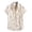 Beige, variant on Alun Hawaiian Floral Print Button Front Shirts Womens Short Sleeve Lapel Collar Beach Tops Ladies Summer Lightweight Casual Comfortable Blouse Top White XL