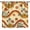 Hippie-1, variant on Retro 70s Curtains, Vintage Hippie 60s Abstract Flower Daisy Blue Orange Groovy Pastel Spiral Funky Colorful Print Window Curtains for Girls Bedroom Living Room 52x84in