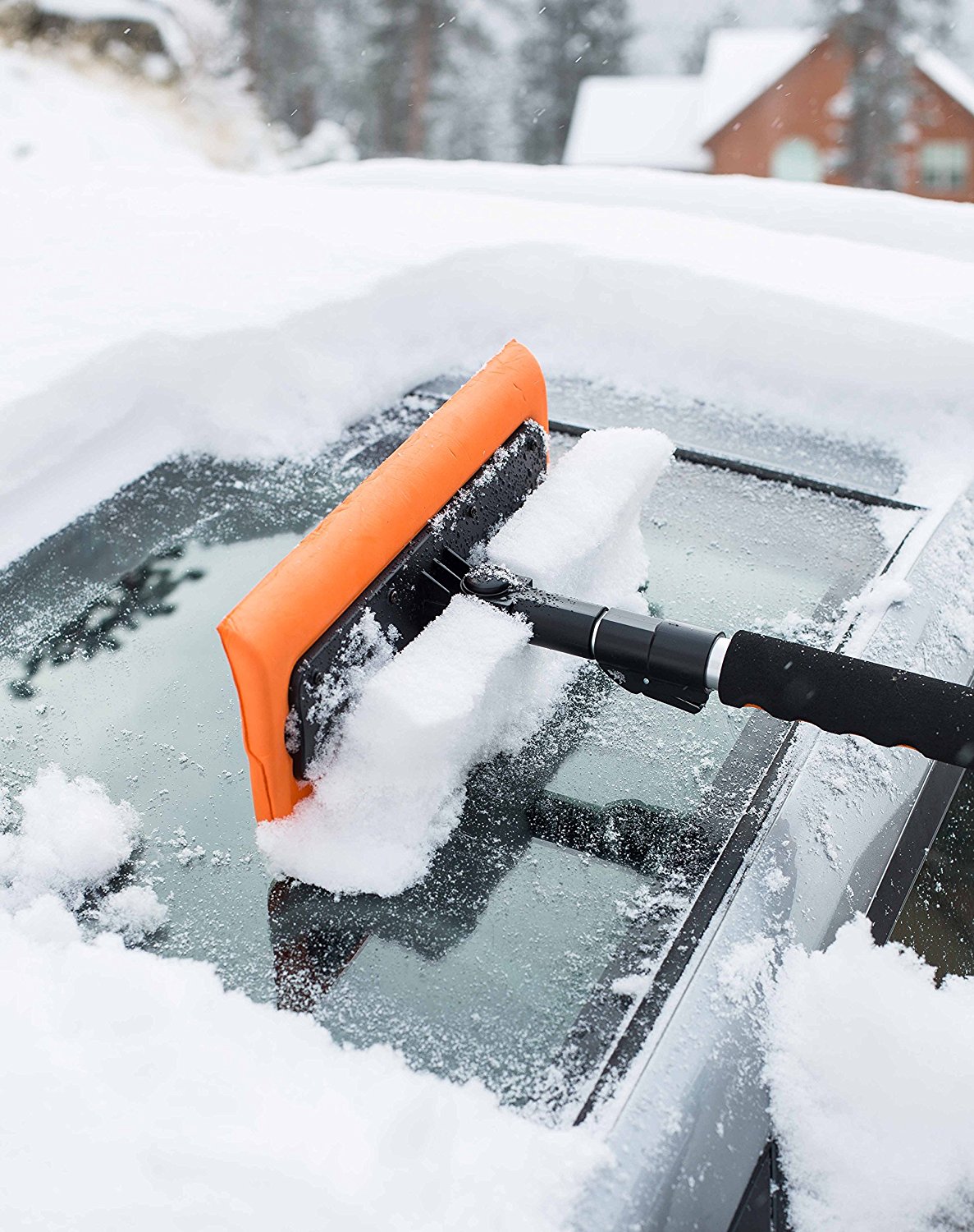 Truck SUV Auto Window Windshield Snow Brush Snow Removal BIRDROCK HOME