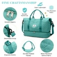 thumbnail image 5 of Gynky Travel Duffle Bag Weekender Bags for Women with Shoe Compartment Carry on Overnight Bag Gym Duffel Bag with Wet Pocket Hospital Bags for Labor and Delivery, 5 of 8