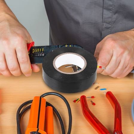 ELAYARD High Temp Electrical Tape Black PVC with Strong Adhesion for Wiring and Automotive Harness