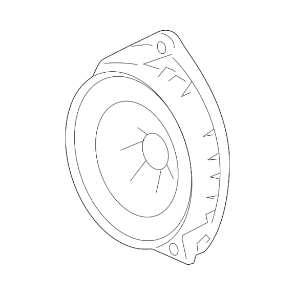 Genuine OE GM Front Dr Speaker 25852237
