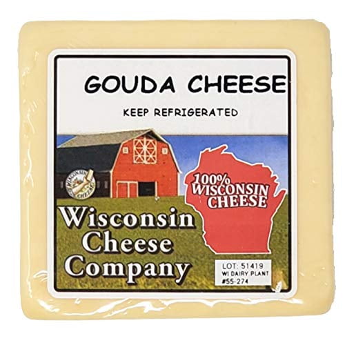 Buy Wisconsin's BestGouda Cheese & Cracker Gift Box (4 Piece) Great for Holiday & Christmas