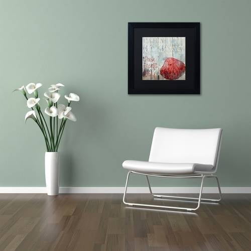Trademark Fine Art "New Orleans Seafood IV" Canvas Art by Color Bakery Black Matte, Black Frame