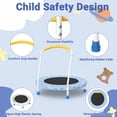 thumbnail image 5 of LIZEVINC 36" Trampoline Indoor Trampoline with Handle,Blue, 5 of 7