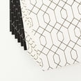 thumbnail image 6 of U Brands Classic Hanging File Folders, Letter Size, Black and White with Assorted Patterns, Gold Foil Accents, Black Painted Metal Hanging Rods, 12 Count, 6 of 8