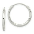 thumbnail image 1 of White Sterling Silver Earring Endless Women'S 19 mm, 1 of 3