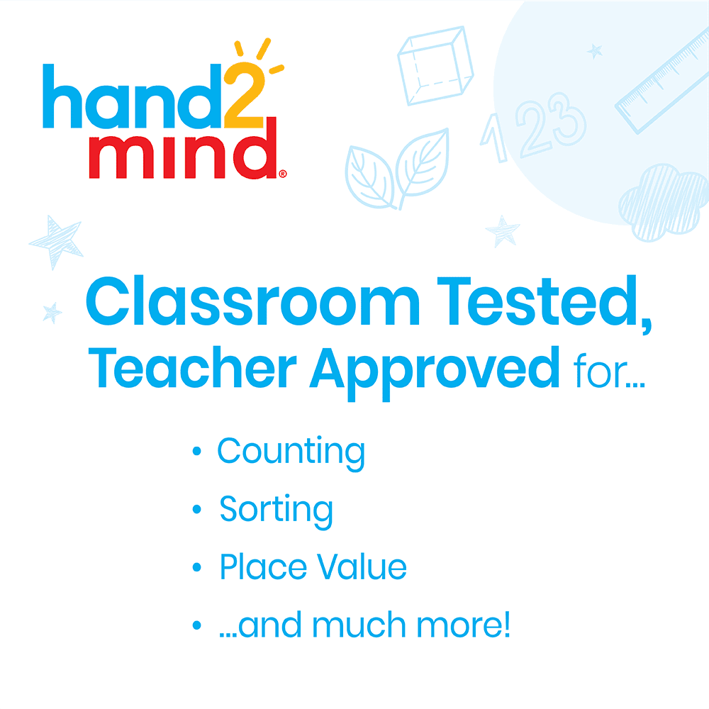hand2mind Take Home Math Manipulatives Kit For Kids Grade K-2