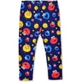 thumbnail image 3 of Sesame Street 3 Pack Shirt, Jacket and Leggings Set for Kids, Comfy Active Wear for Girls, Size 4T, 3 of 7