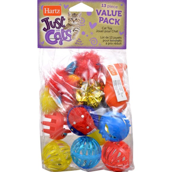 Hartz Just for Cats 13 Piece Value Pack Cat Toys