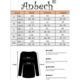 thumbnail image 5 of Anbech Color Contrast Womens Hoodie Tops Stitching Causal Sweatshirt Long Sleeve Drawstring Hooded, 5 of 9