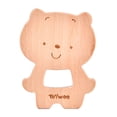 thumbnail image 1 of Chupete con animal de perro bebé natural para bebés oso SM SunniMix chupete mordedor infantil, 1 of 8